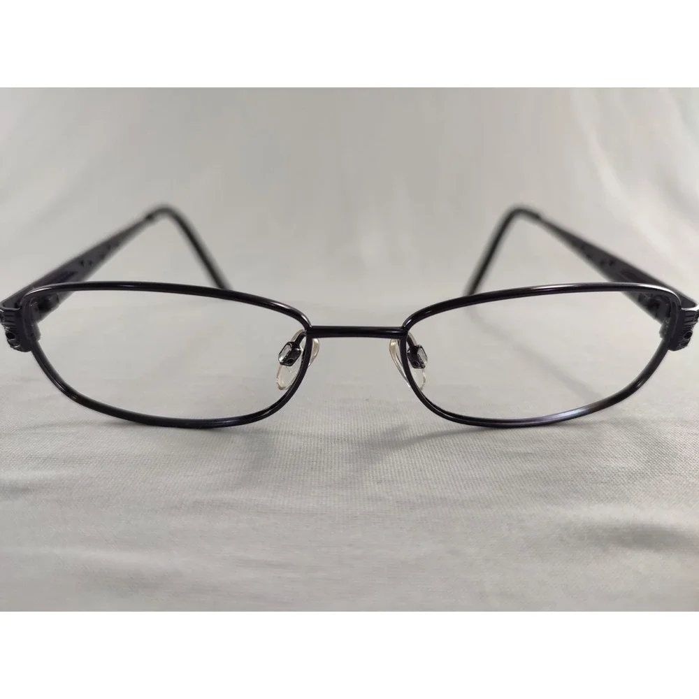 Gloria Vanderbilt GG4031 309‎ Plum Purple Metal Eyeglass Frames 52-16-135 Women